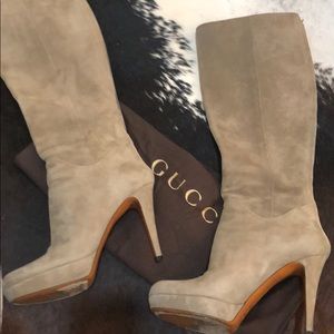 Gucci suede boots
